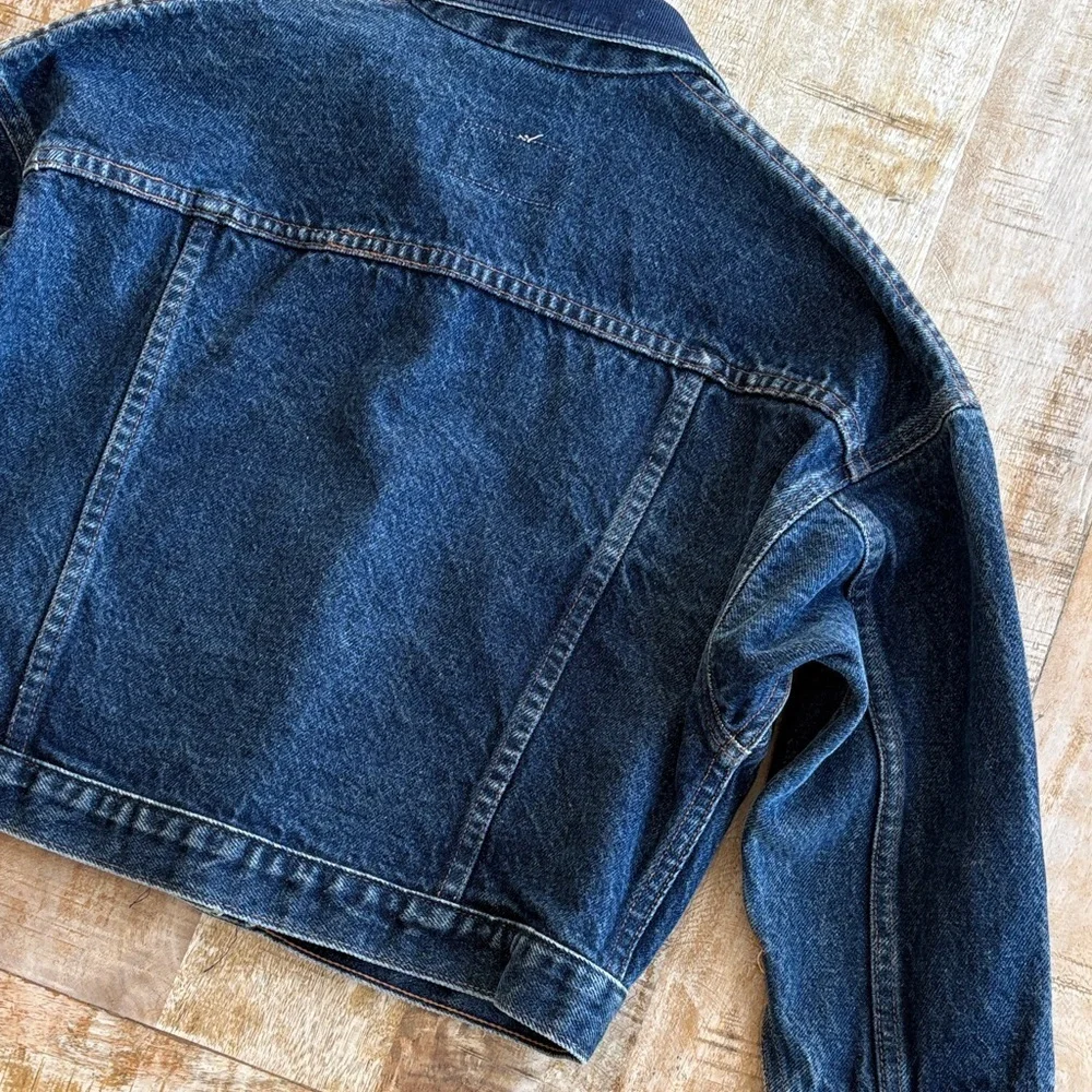 Vintage OshKosh Kids Oversized Denim Jacket size 7
